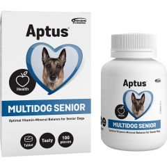 Aptus Multidog SENIOR vitamiinilisä koiralle 100 tabl.